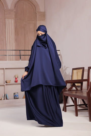 Navy Blue Jilbab