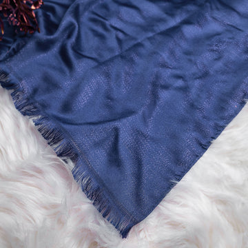 Woven Zari Lawn - Blue