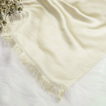 Woven Zari Lawn - Cream