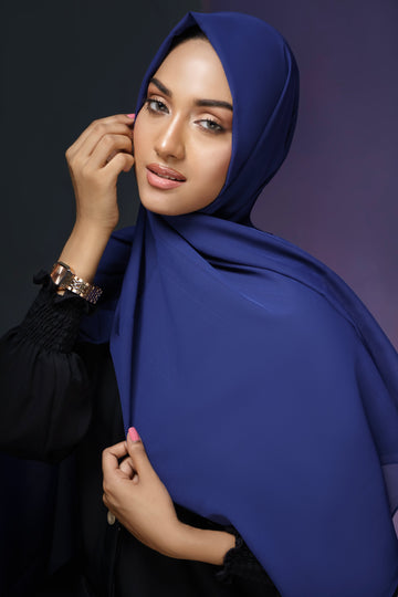 Plain Chiffon - Royal Blue