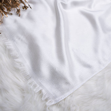 Woven Zari Lawn - White