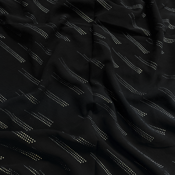 Dew Drop Chiffon - Black