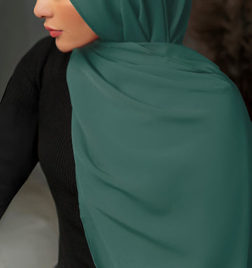 Plain Chiffon - Green