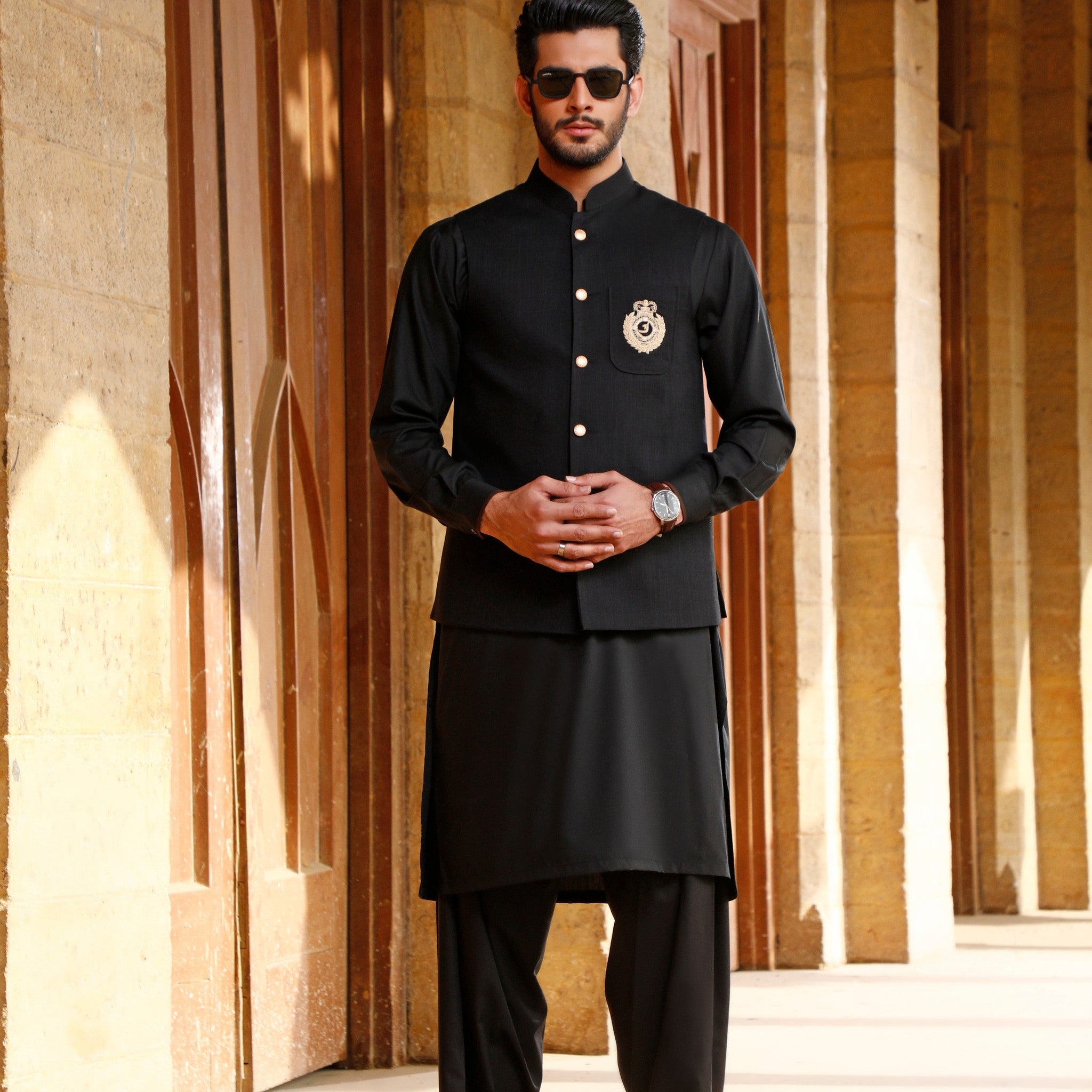 Black Waistcoat #1 (3 Piece)