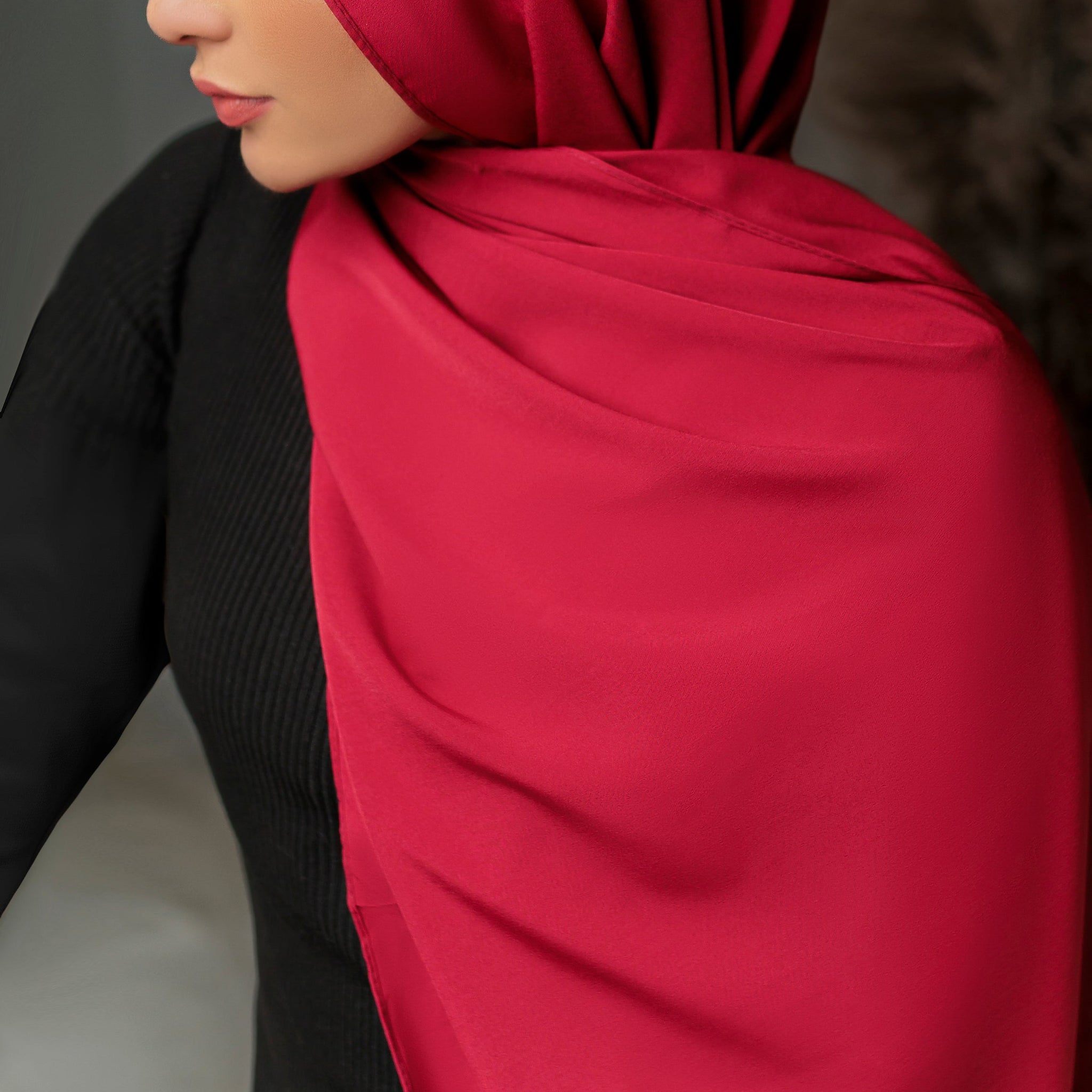 Plain Chiffon - Hot Pink