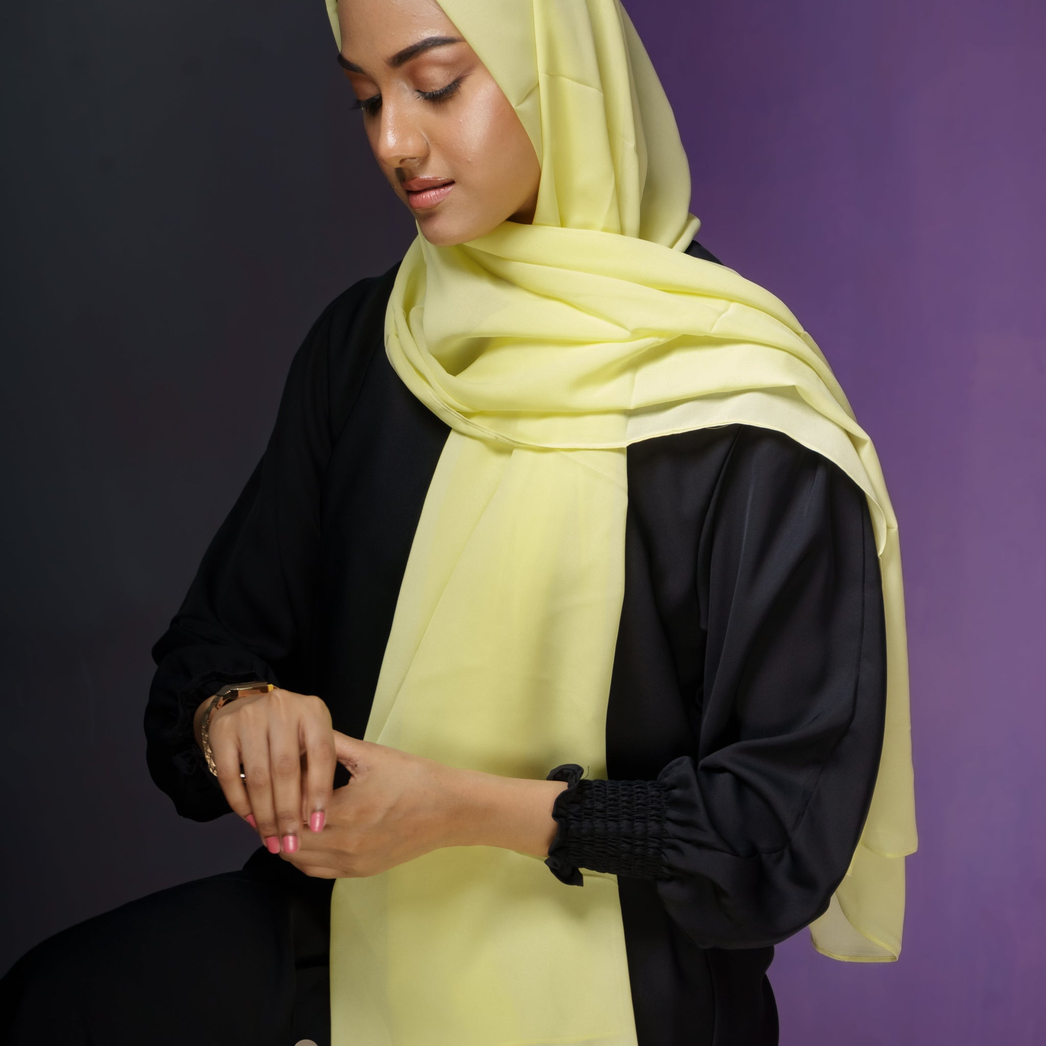 Plain Chiffon - Lemon