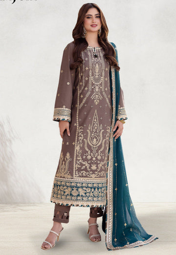3 Piece Stitched - Luxury Embroidered Chiffon | AsimJofa